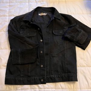 Mens Black Denim Jacket